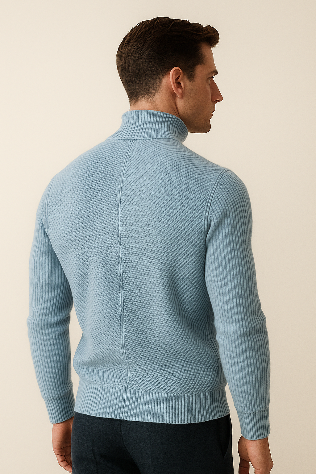 Montari Merino Wool Knit Blue