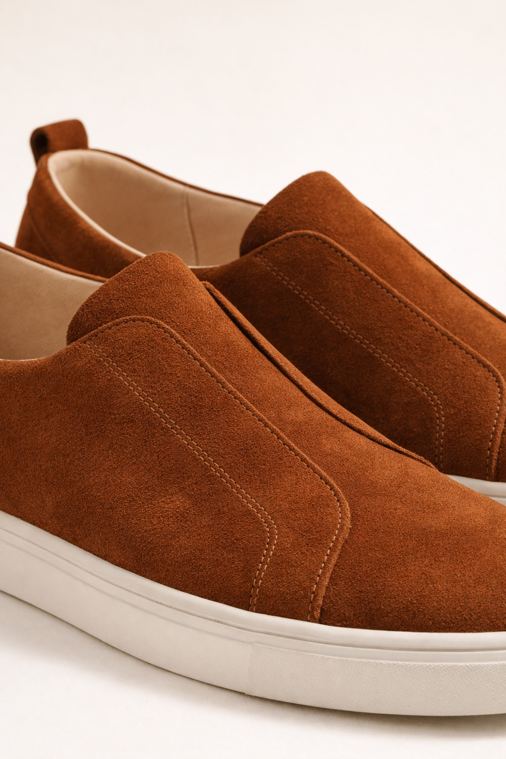 LeoMar V1 Suede Slip-On Brown