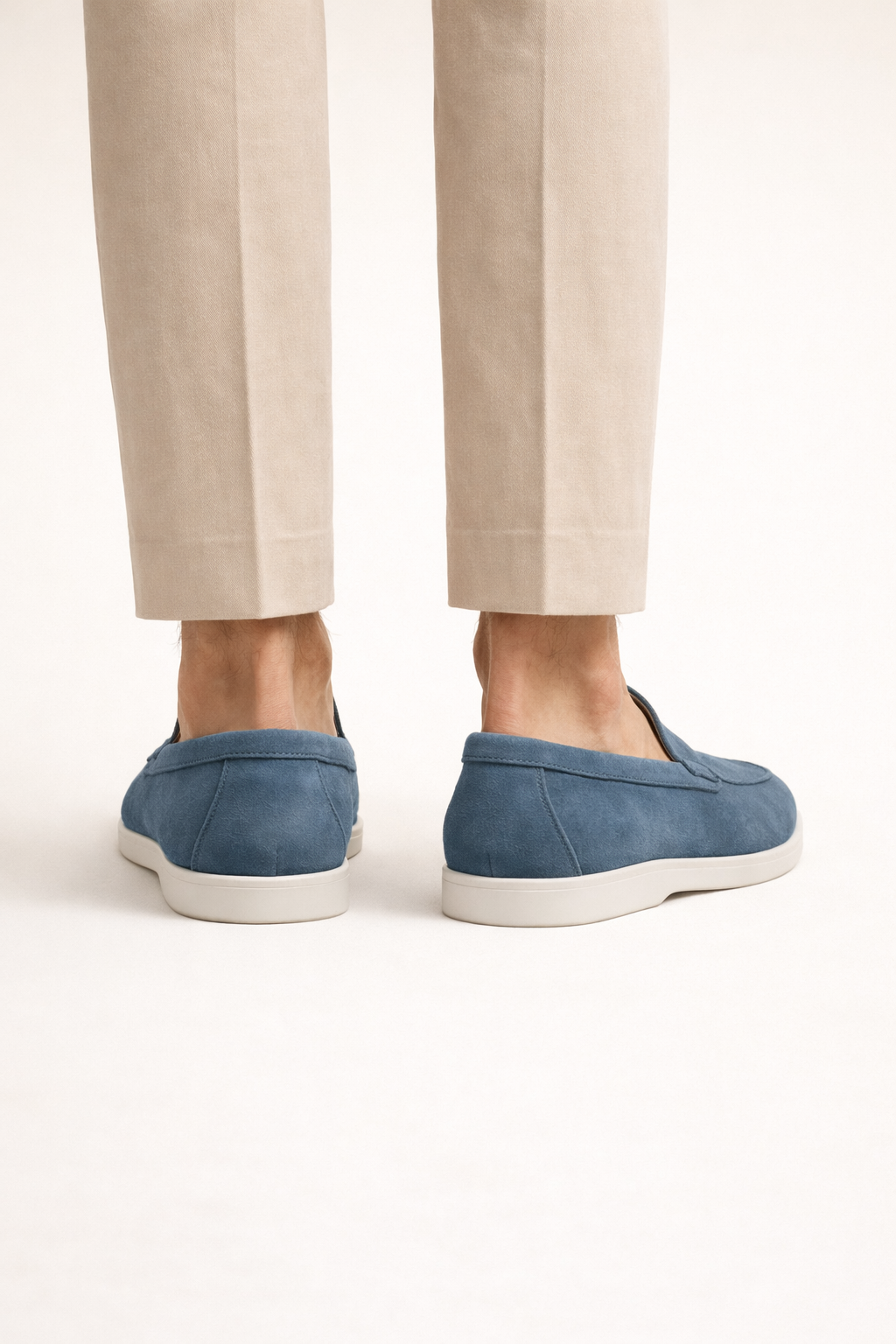 Leonis Suede Loafers Ocean Teal