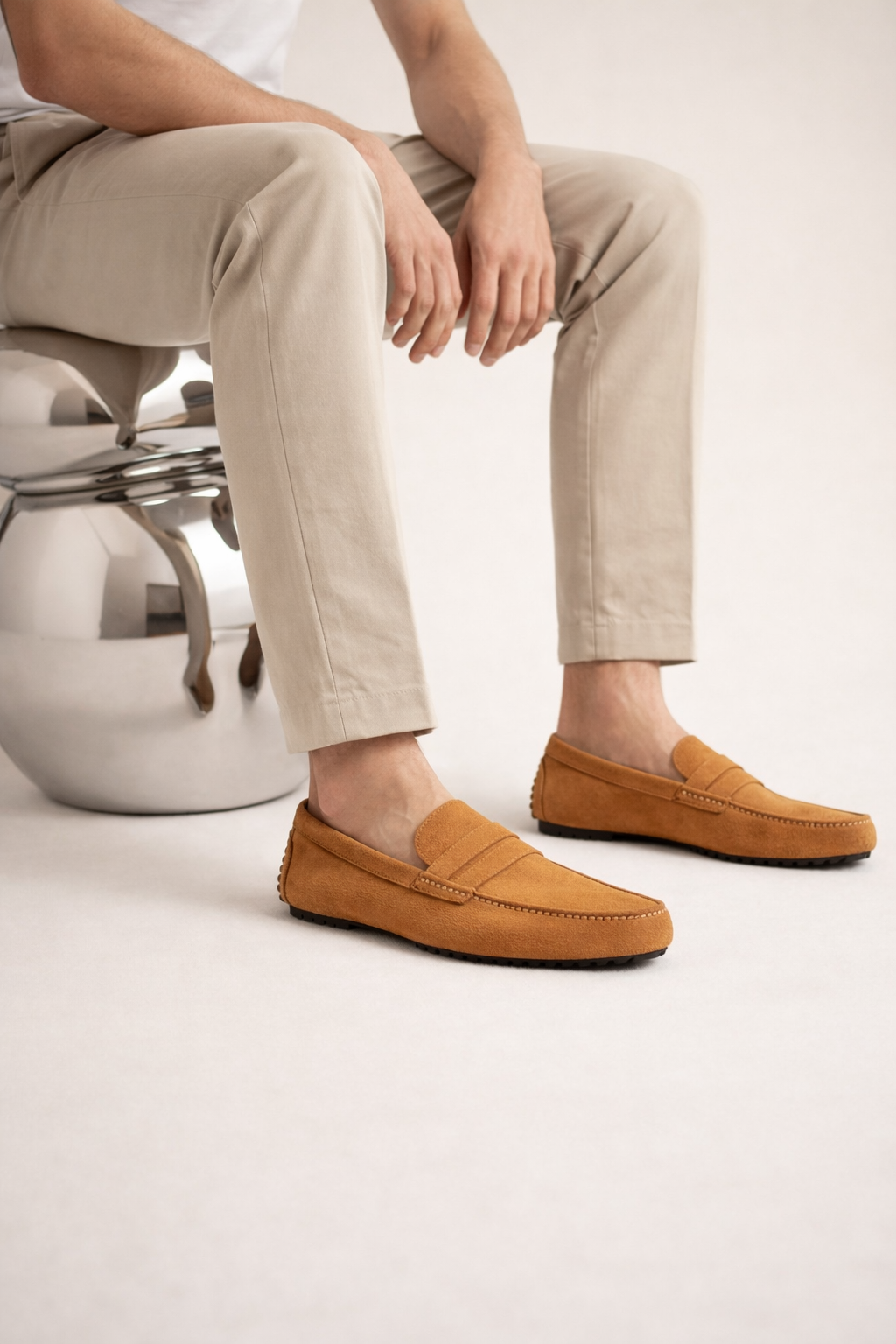 Ravino Driver Loafer Light Brown