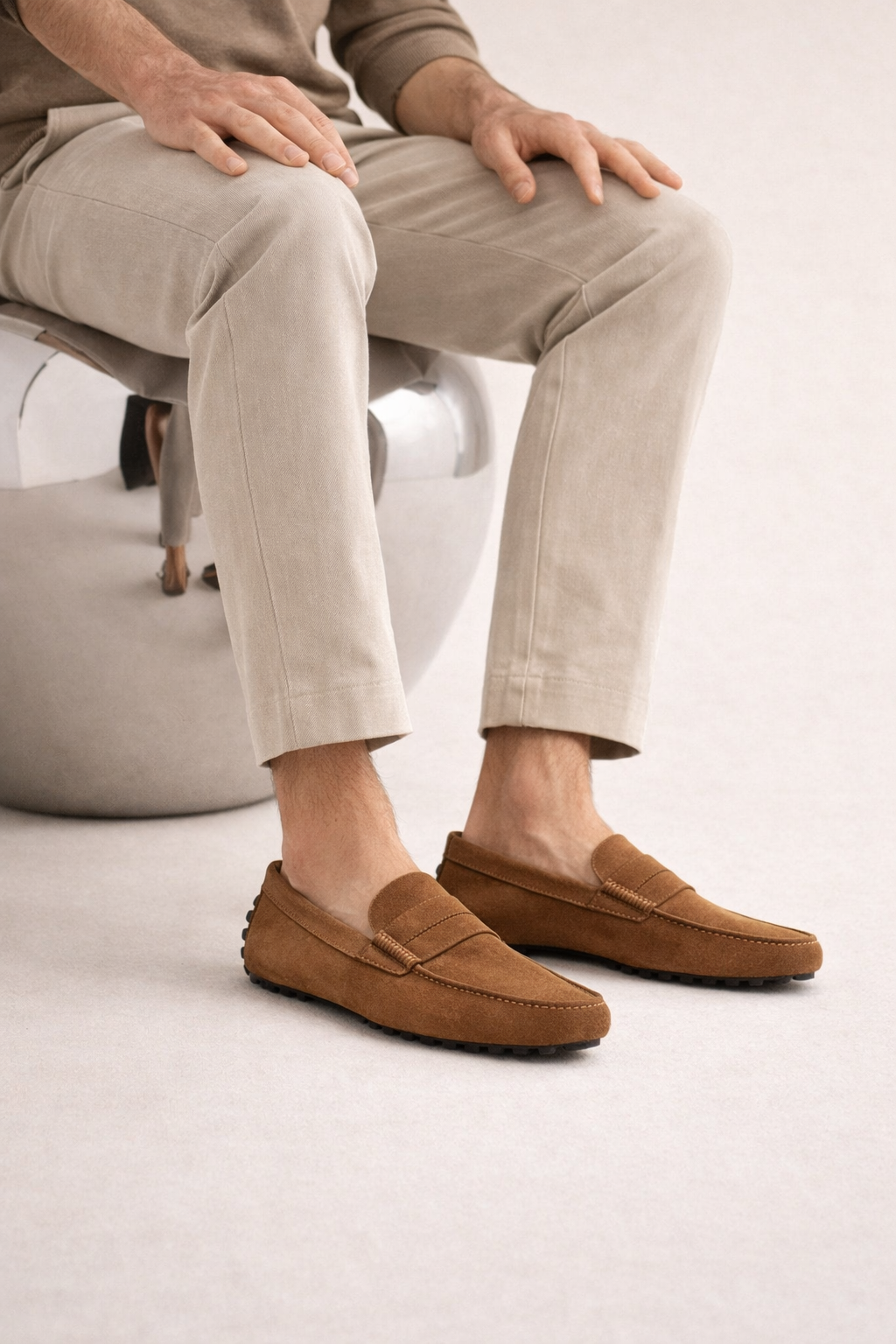 Ravino Driver Loafer Brown