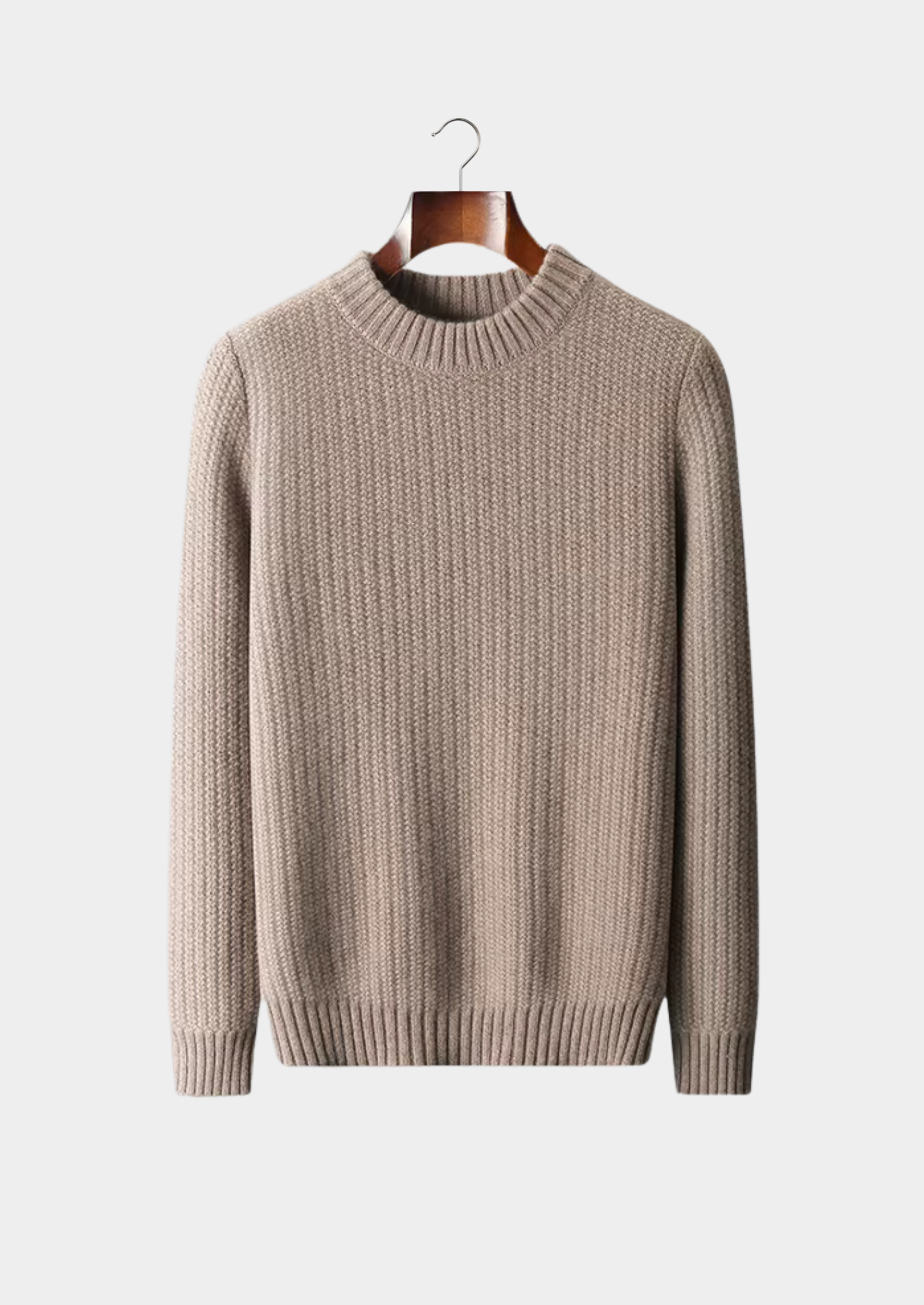 PURE CASHMERE HEAVYWEIGHT CREWNECK