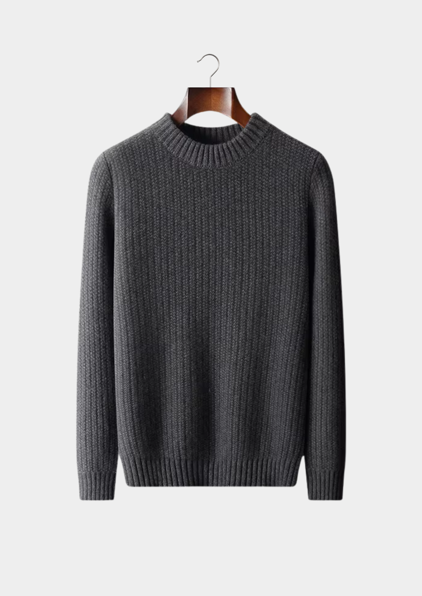 PURE CASHMERE HEAVYWEIGHT CREWNECK
