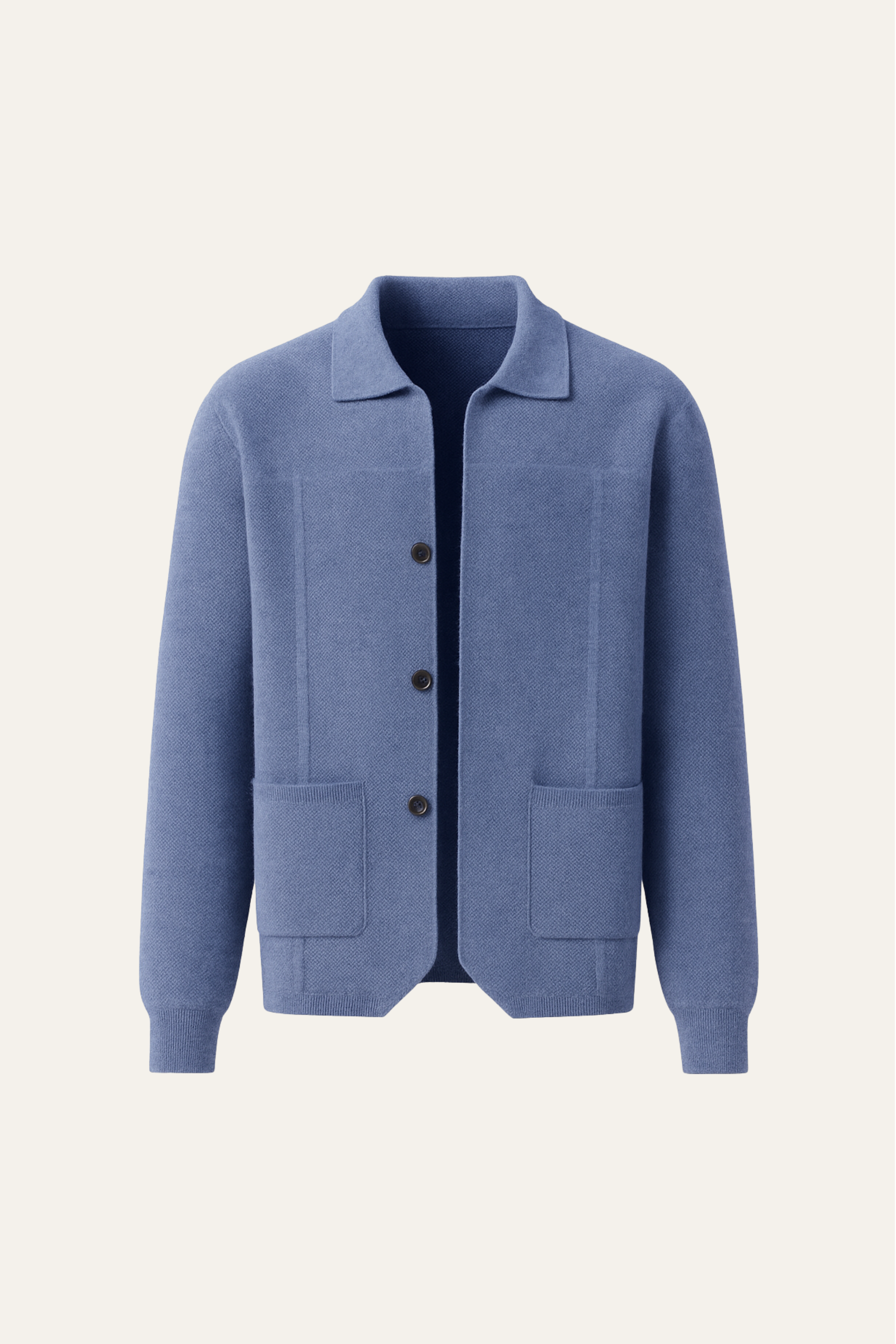 Valero Cashmere Cardigan Blue