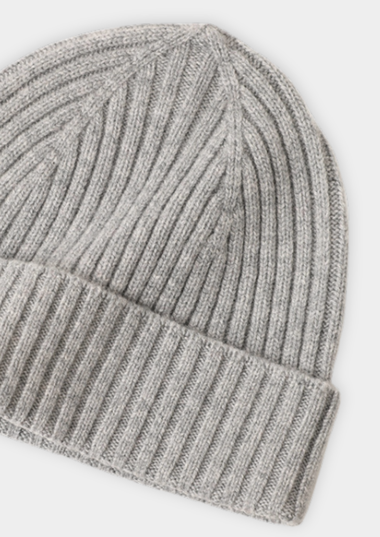 PURE EXTRA-FINE MERINO WOOL WINTERTIME ESSENTIALS - LIGHT GRAY