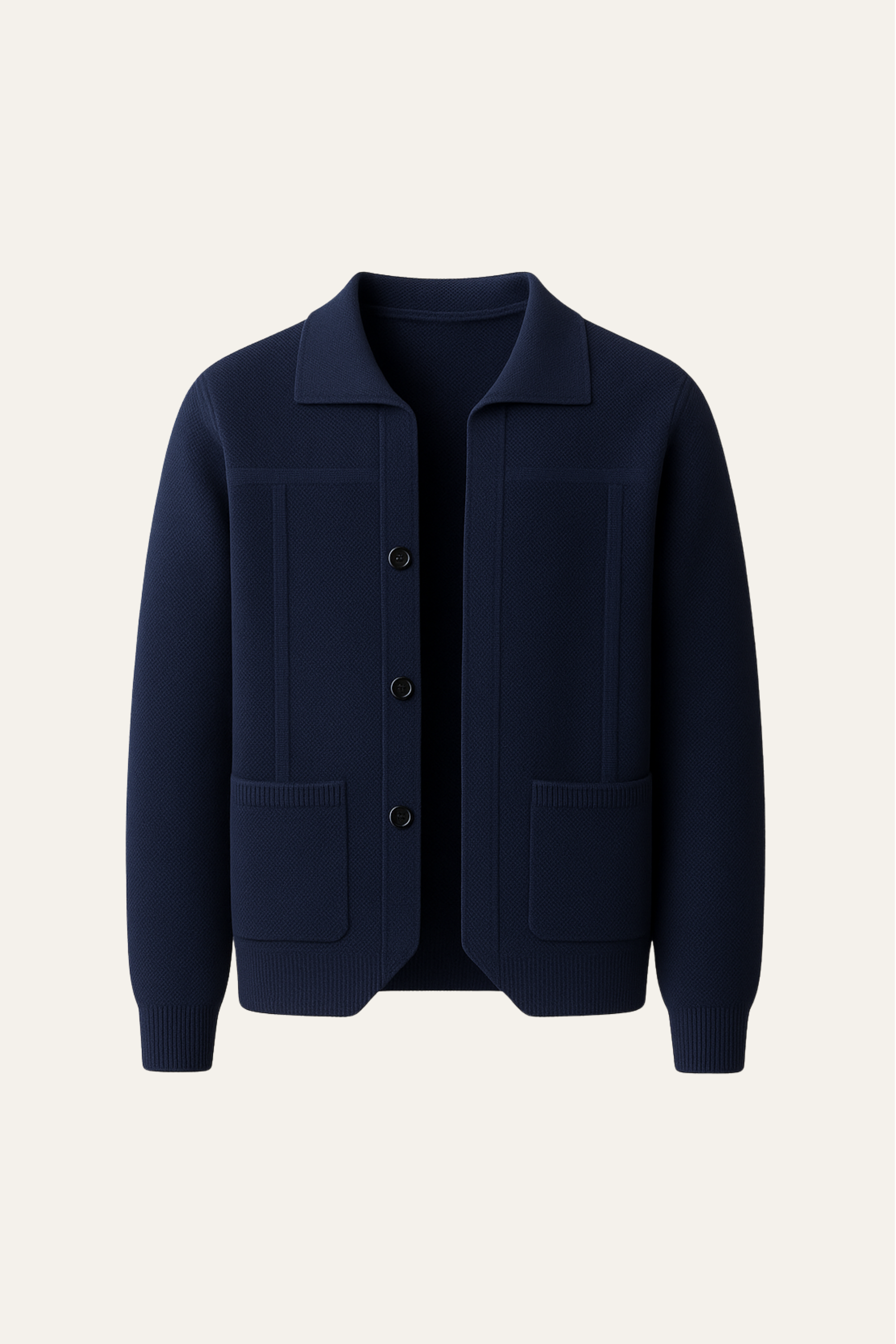 Valero Cashmere Cardigan Navy