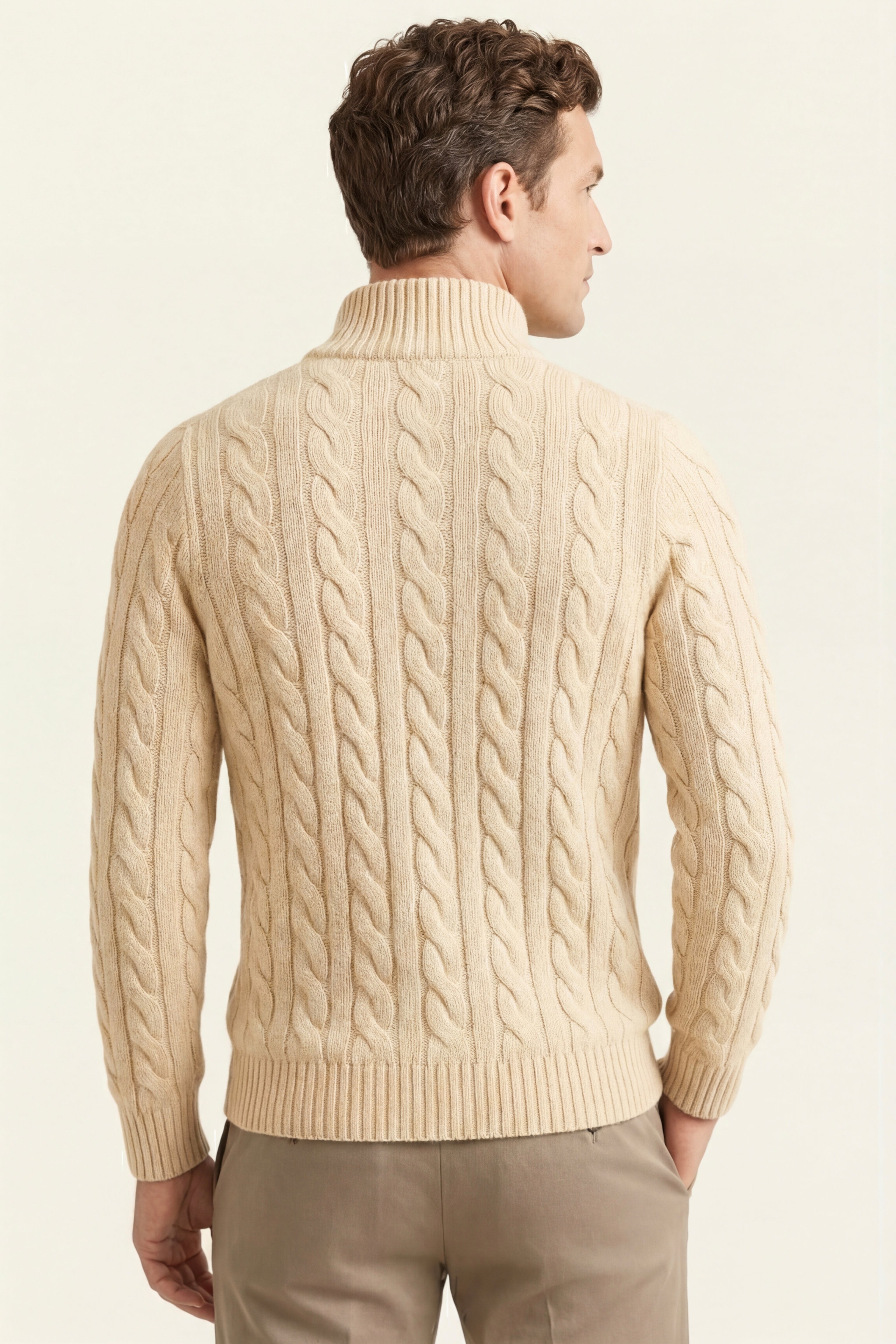 Medici Cable Knit Beige