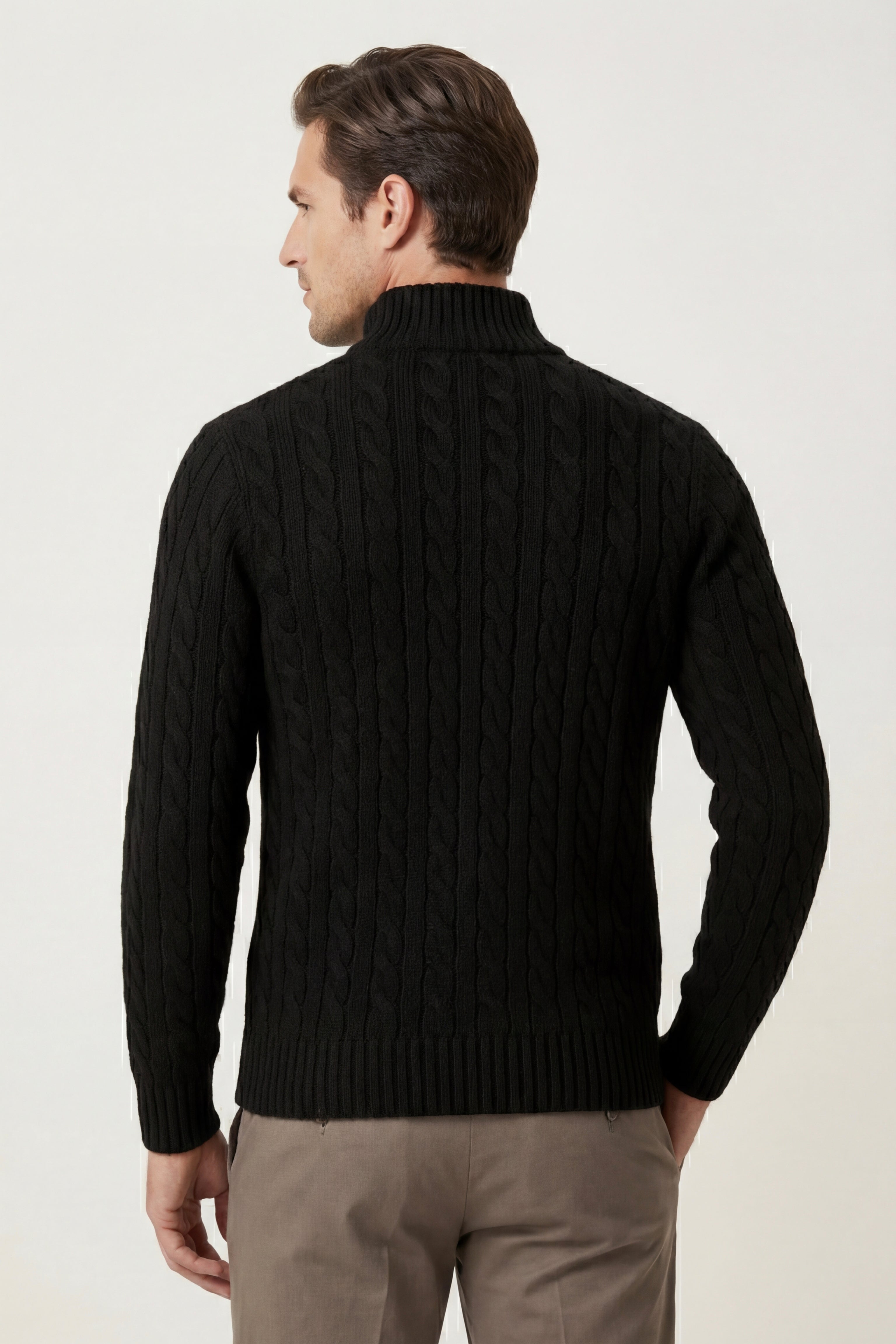 Medici Cable Knit Black