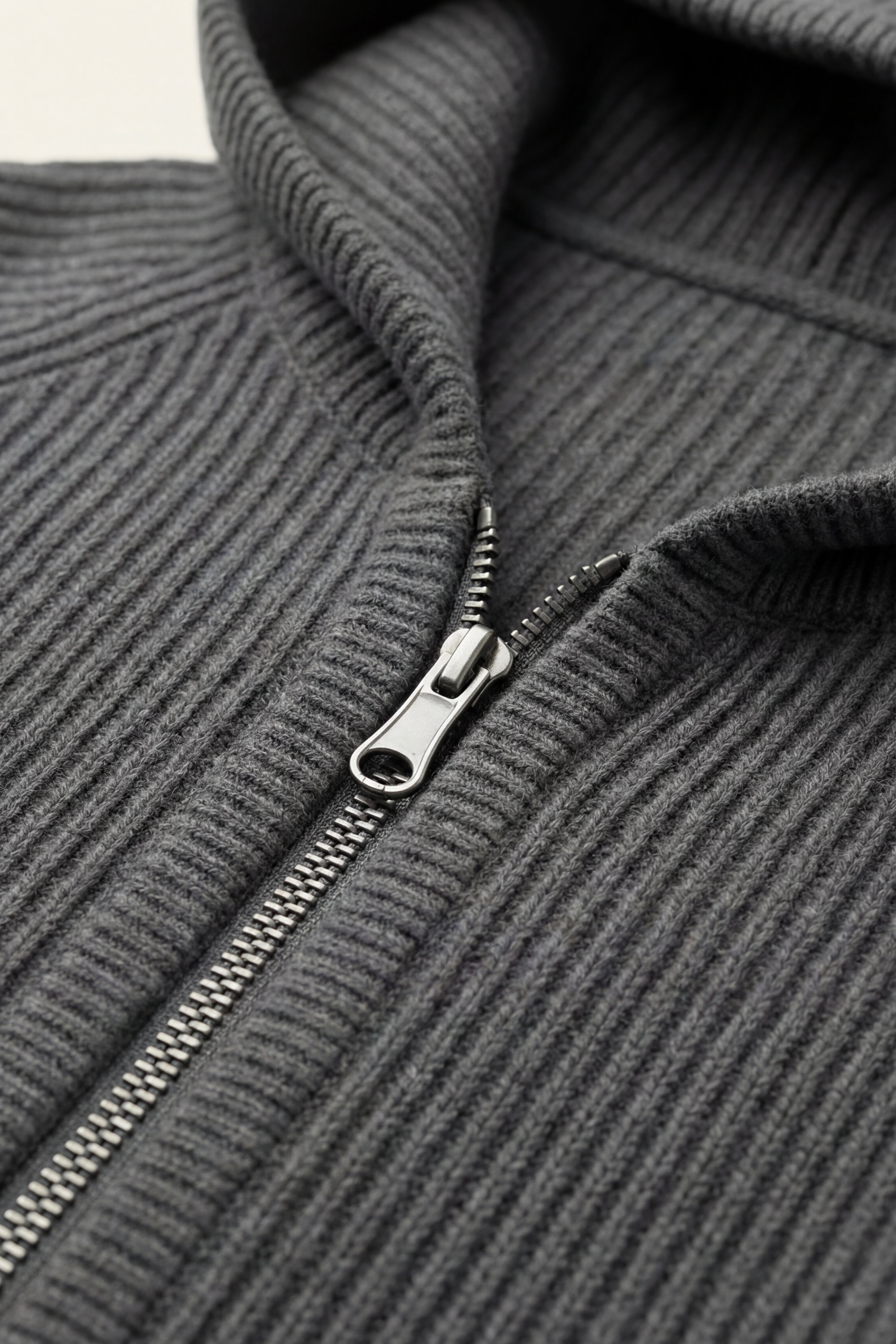 Sorrento Hooded Knit Dark grey