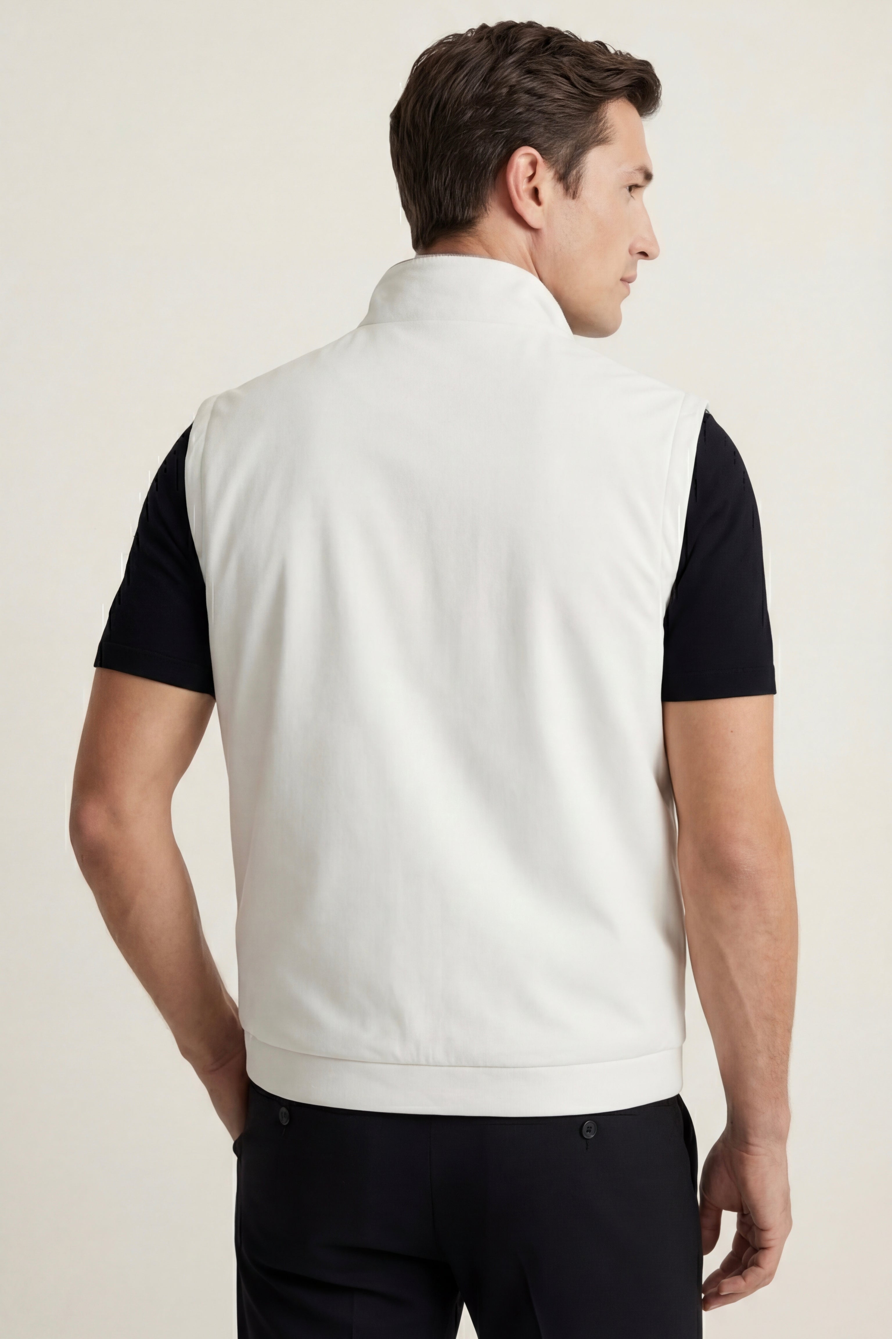 Leonis Reversible Vest Ivory