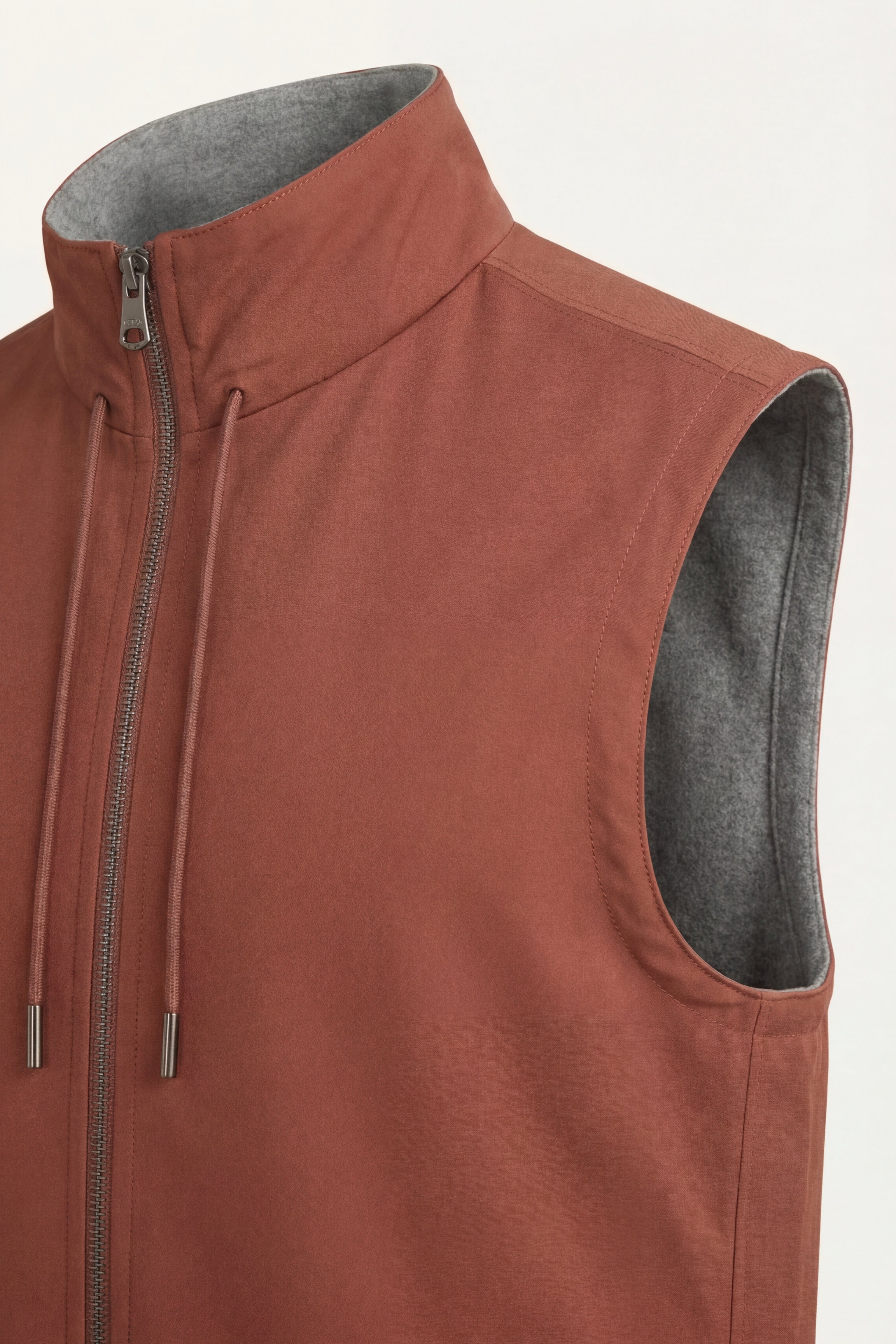 Leonis Reversible Vest Terracotta