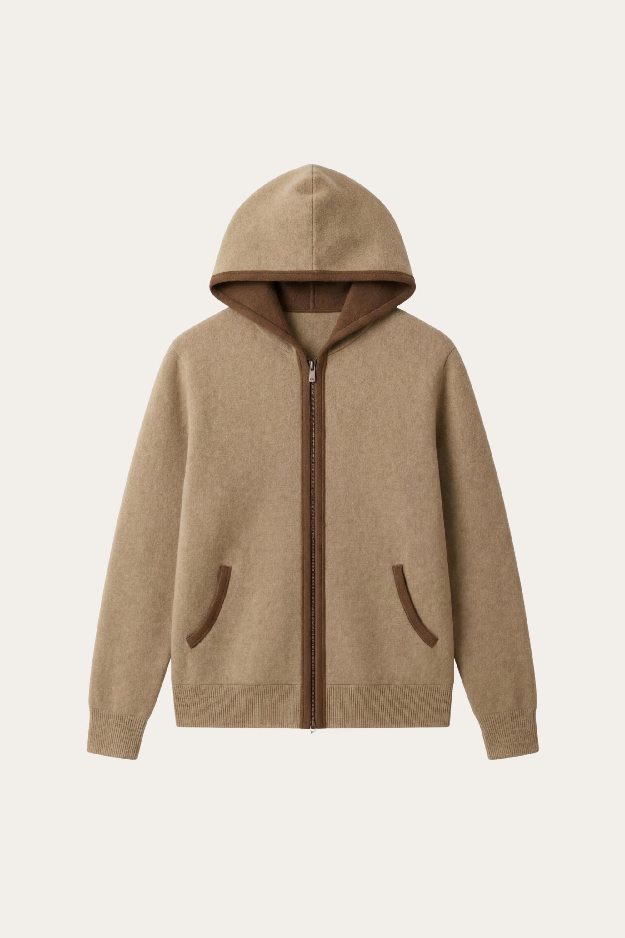 Sorano Hooded Cardigan Brown