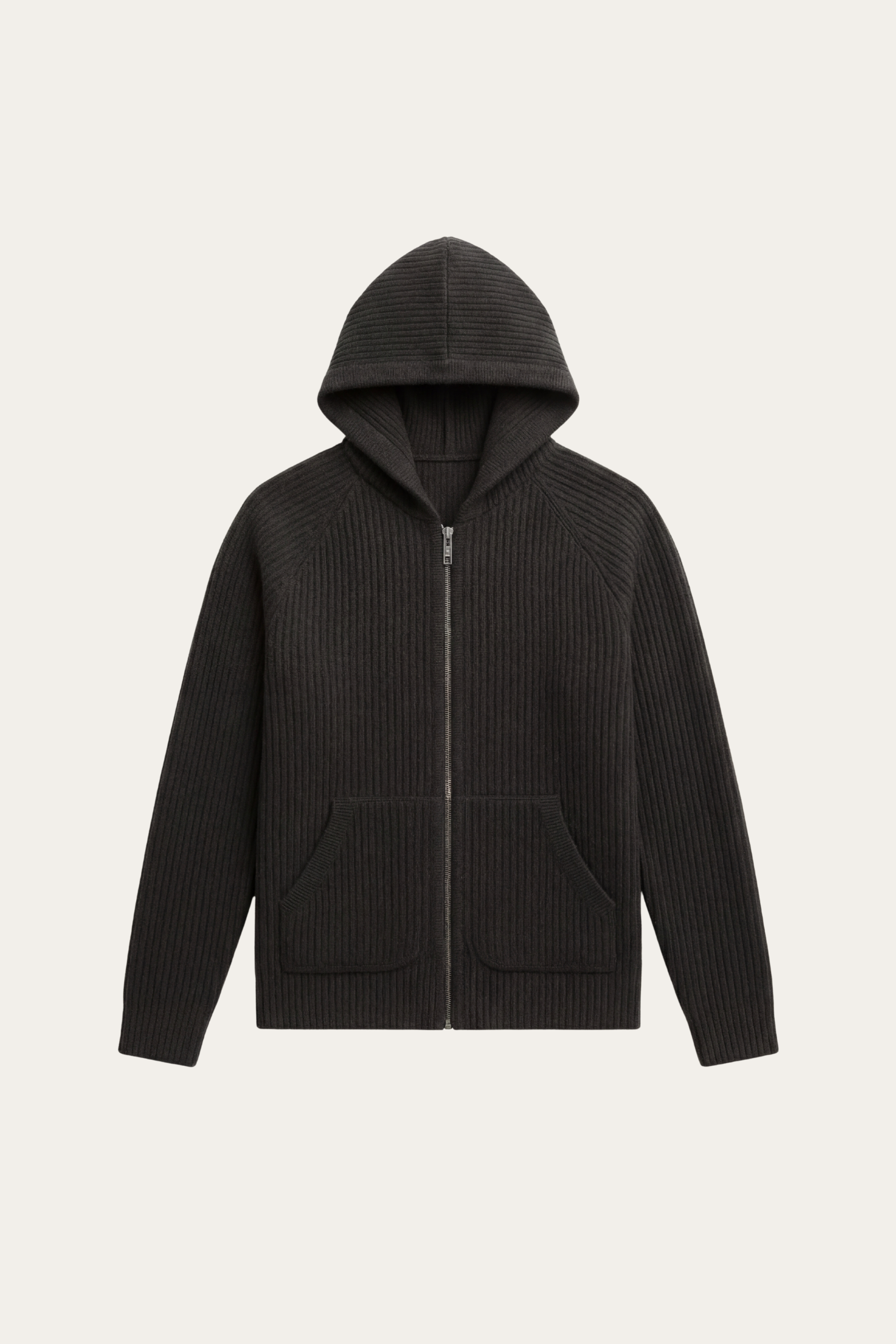 Sorrento Hooded Knit Black