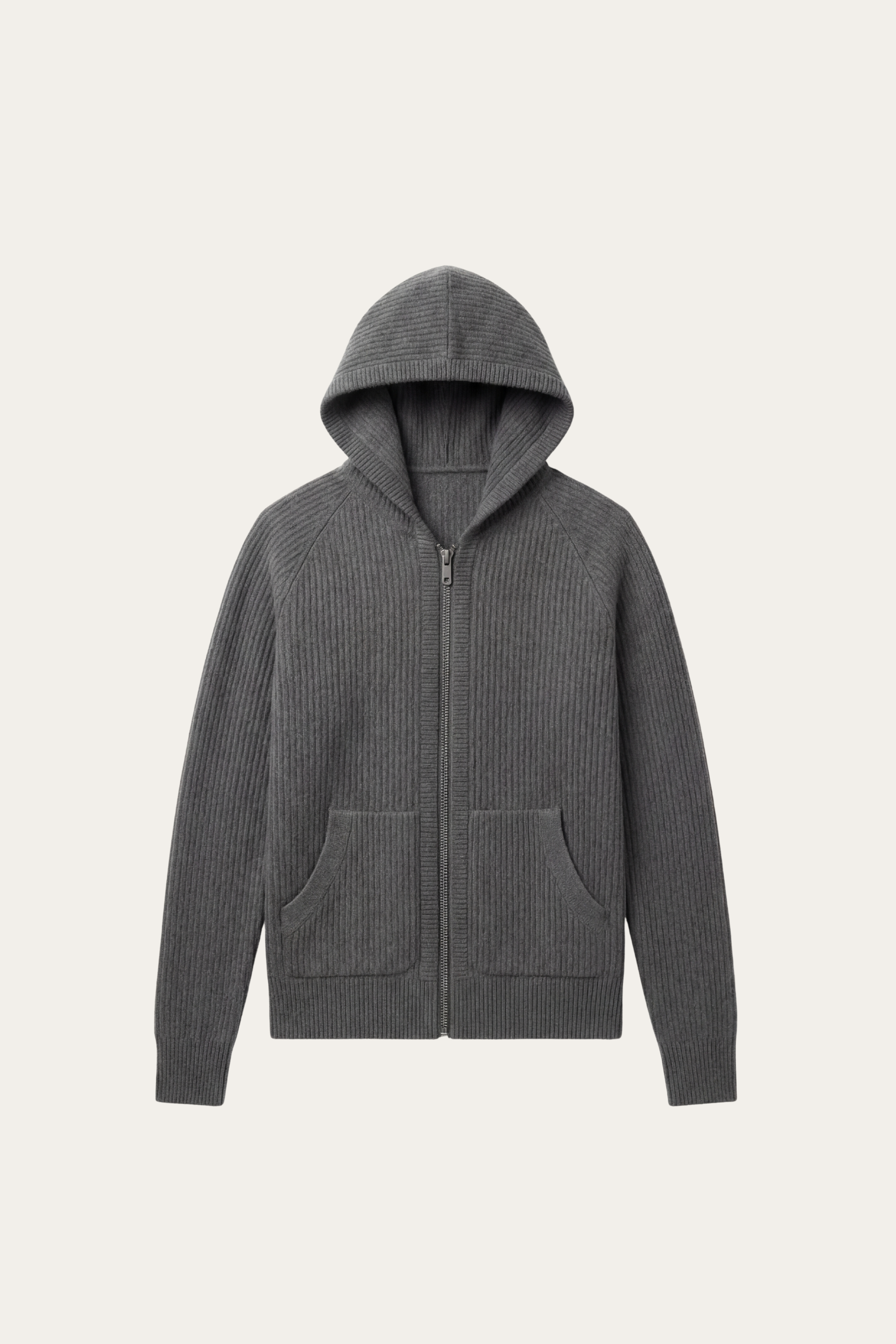 Sorrento Hooded Knit Dark grey