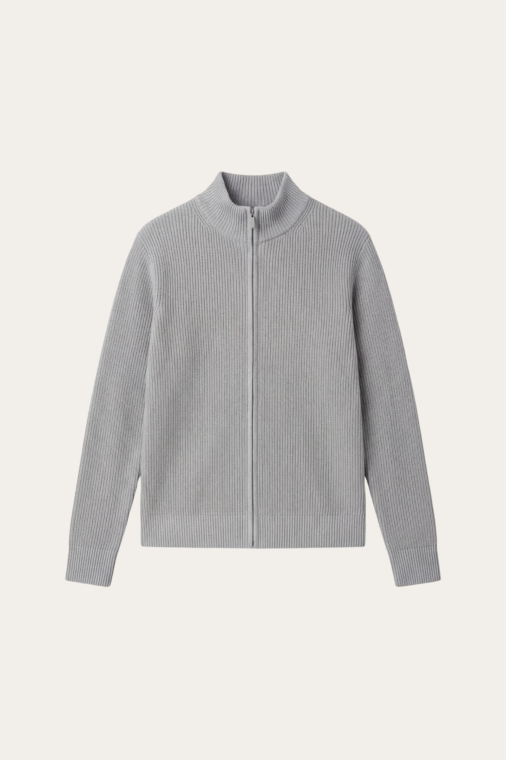 Roma Cashmere Cardigan Grey