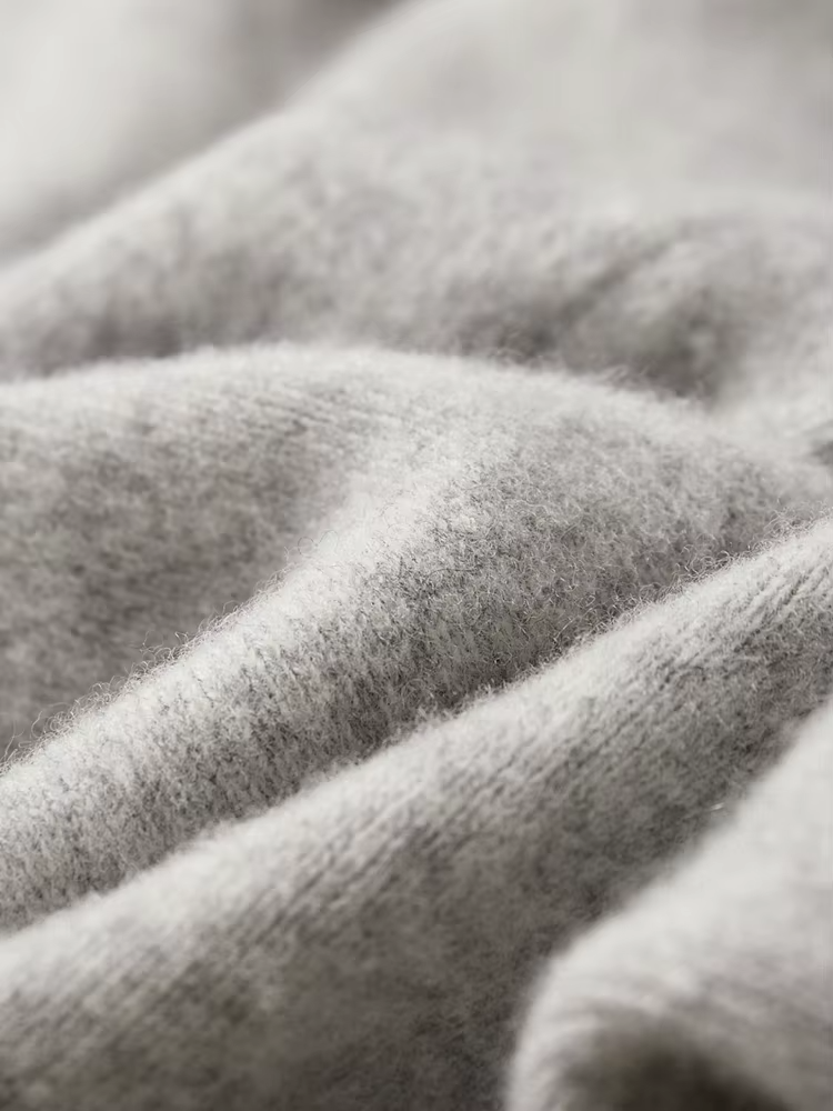 PURE EXTRA-FINE MERINO WOOL TWO TONE SET