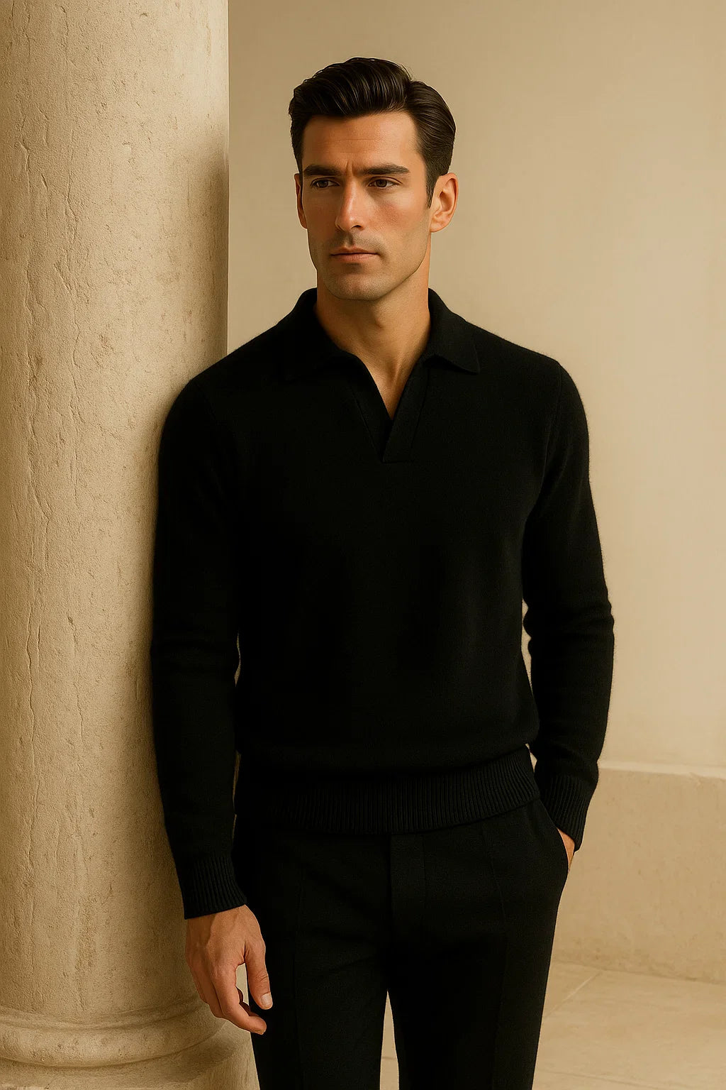 Santo Polo Sweater Black