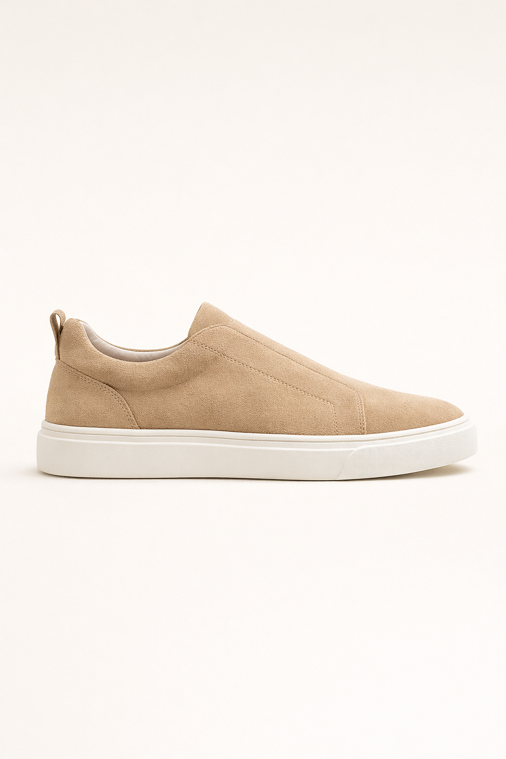 LeoMar V1 Suede Slip-On Beige