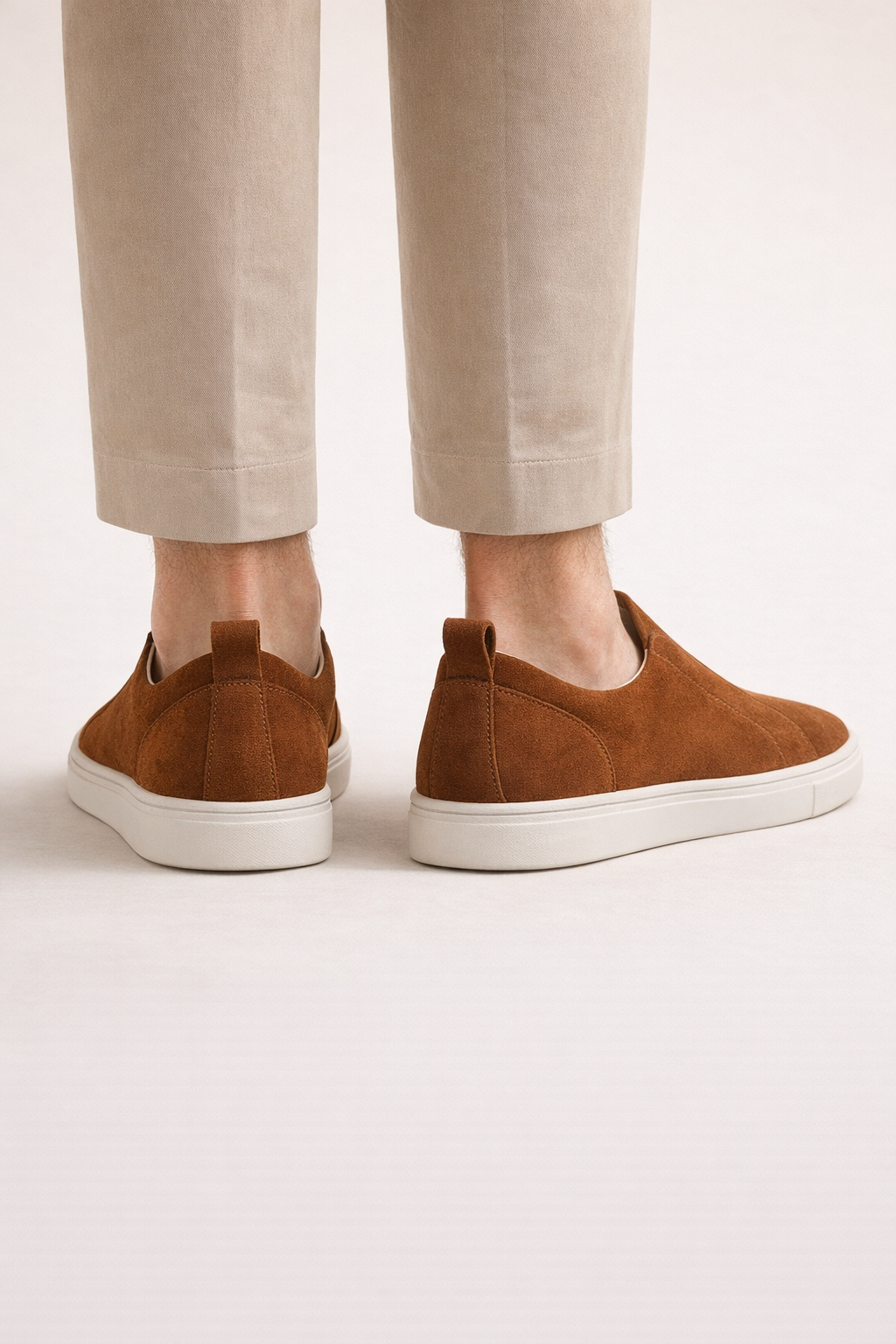 LeoMar V1 Suede Slip-On Brown