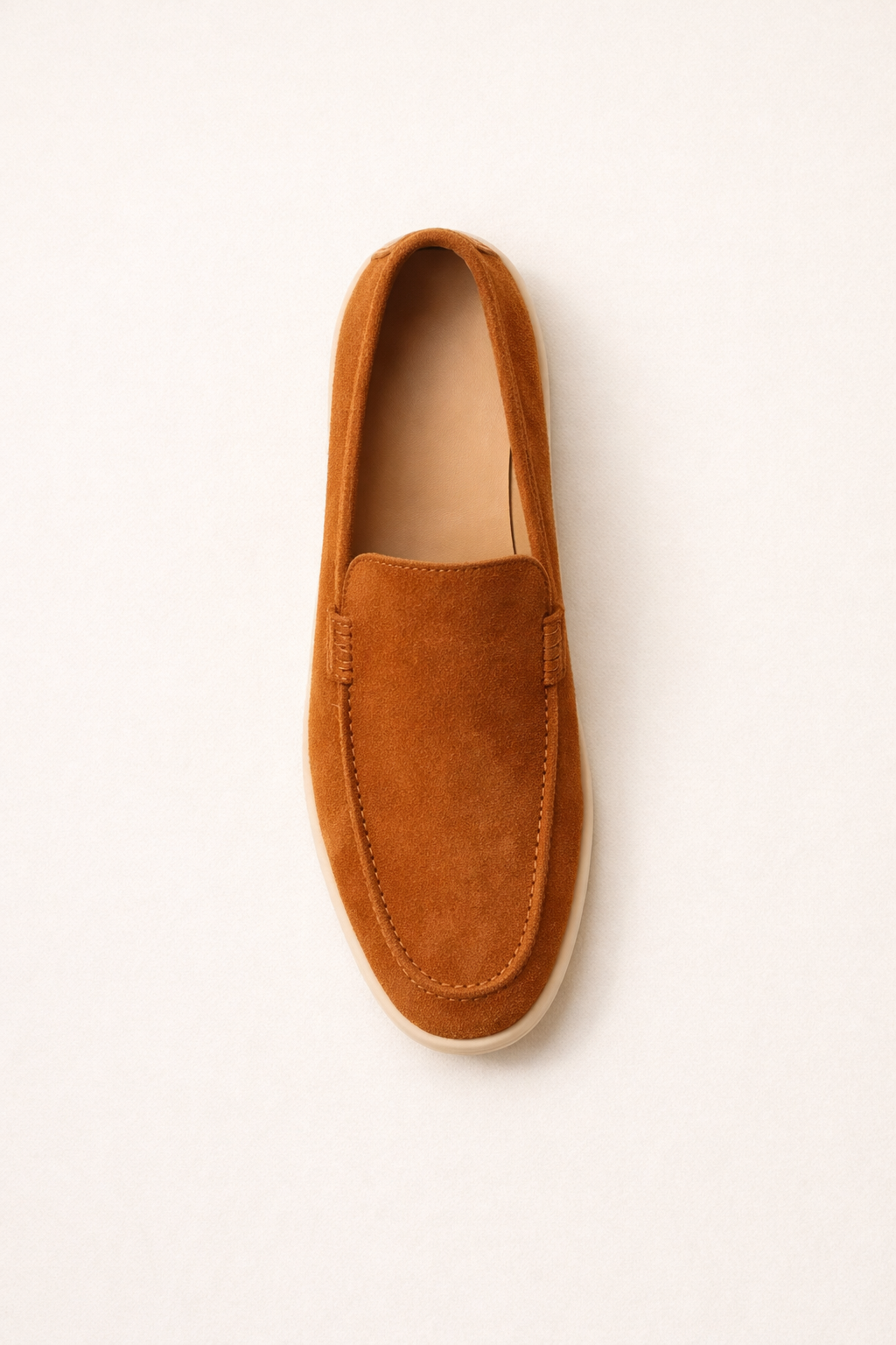 Leonis Suede Loafers Terracotta
