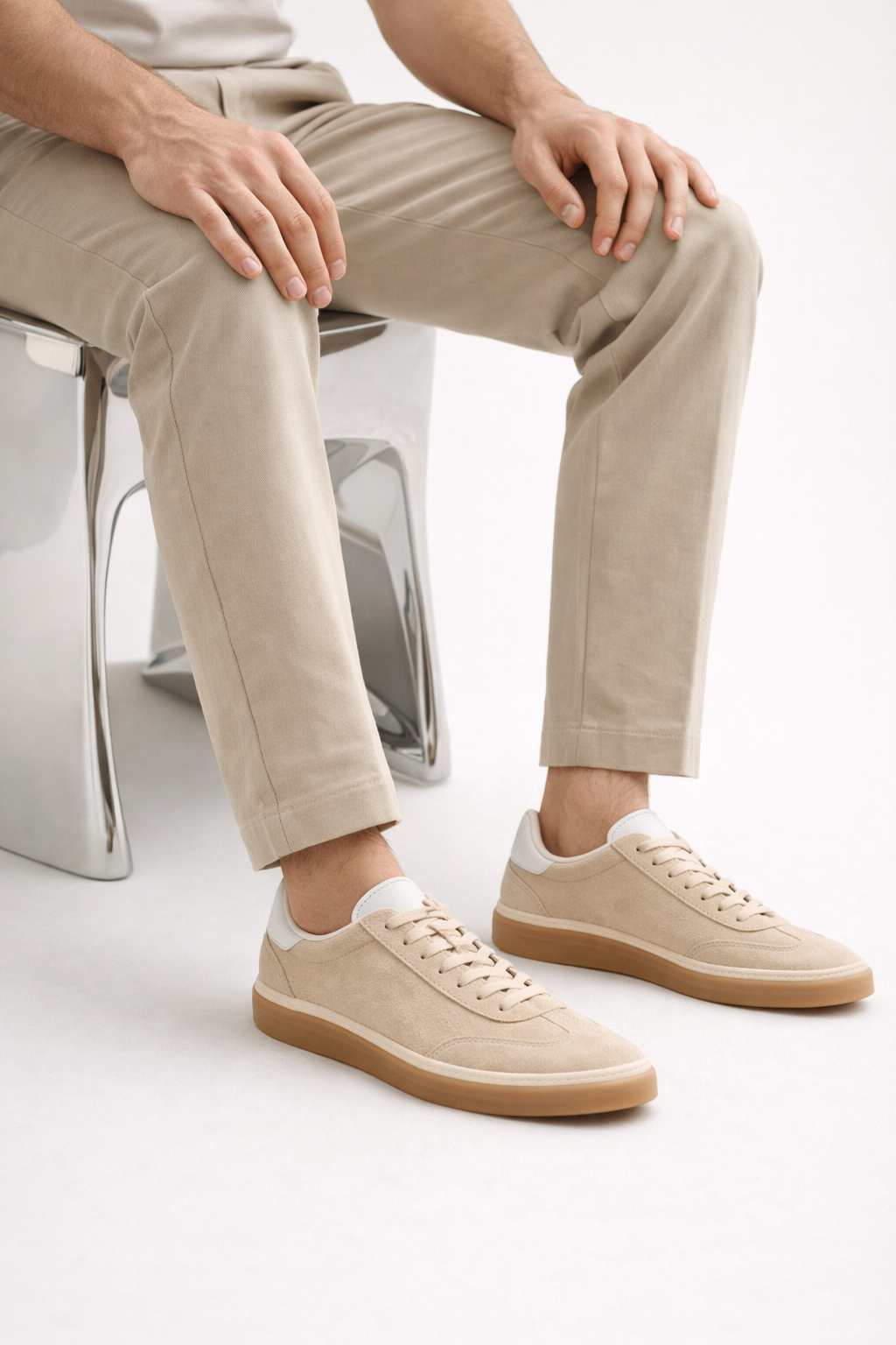 Lucca Summer Walk Sneaker Beige