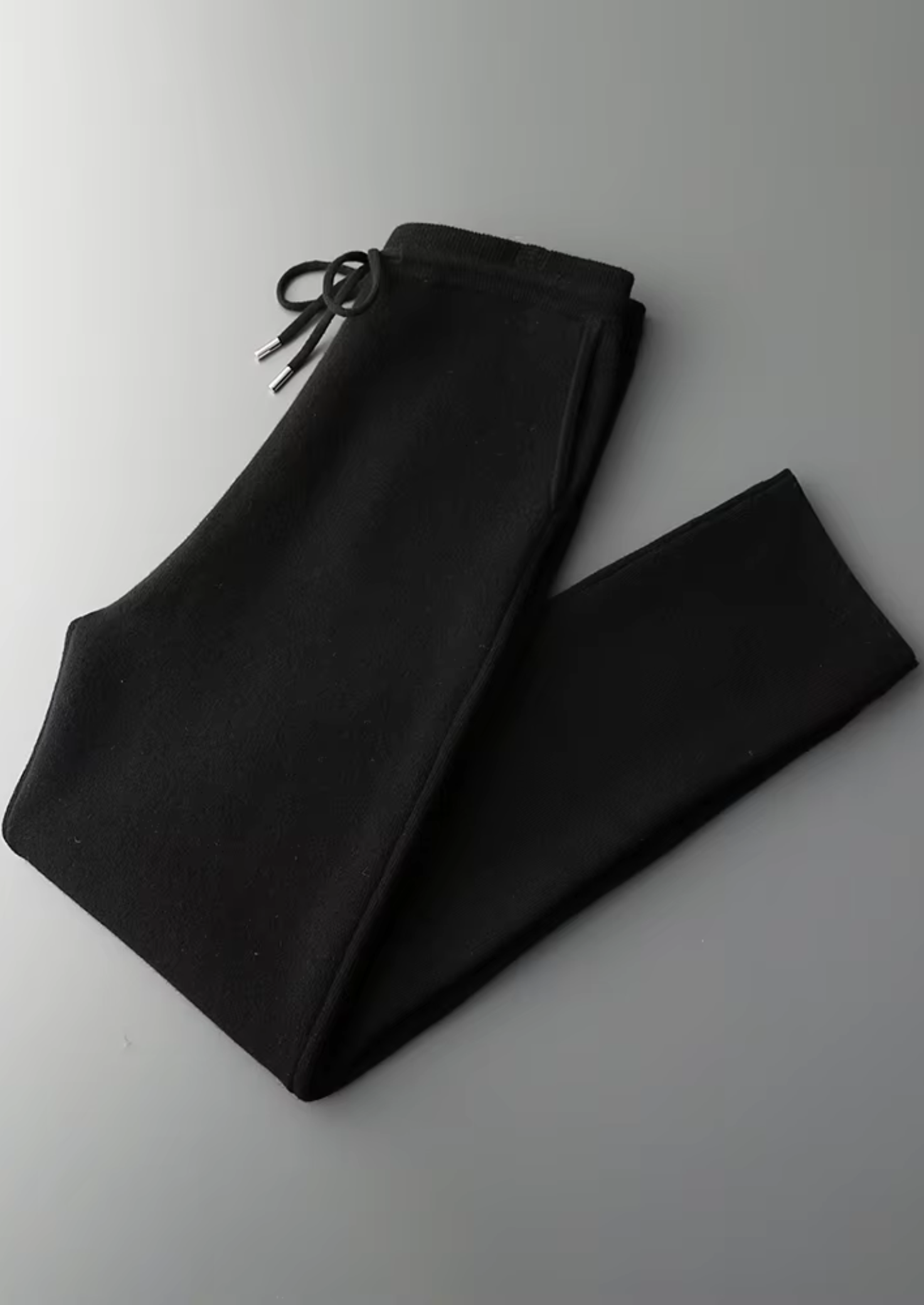 PURE EXTRA-FINE MERINO WOOL LEISURE TROUSERS