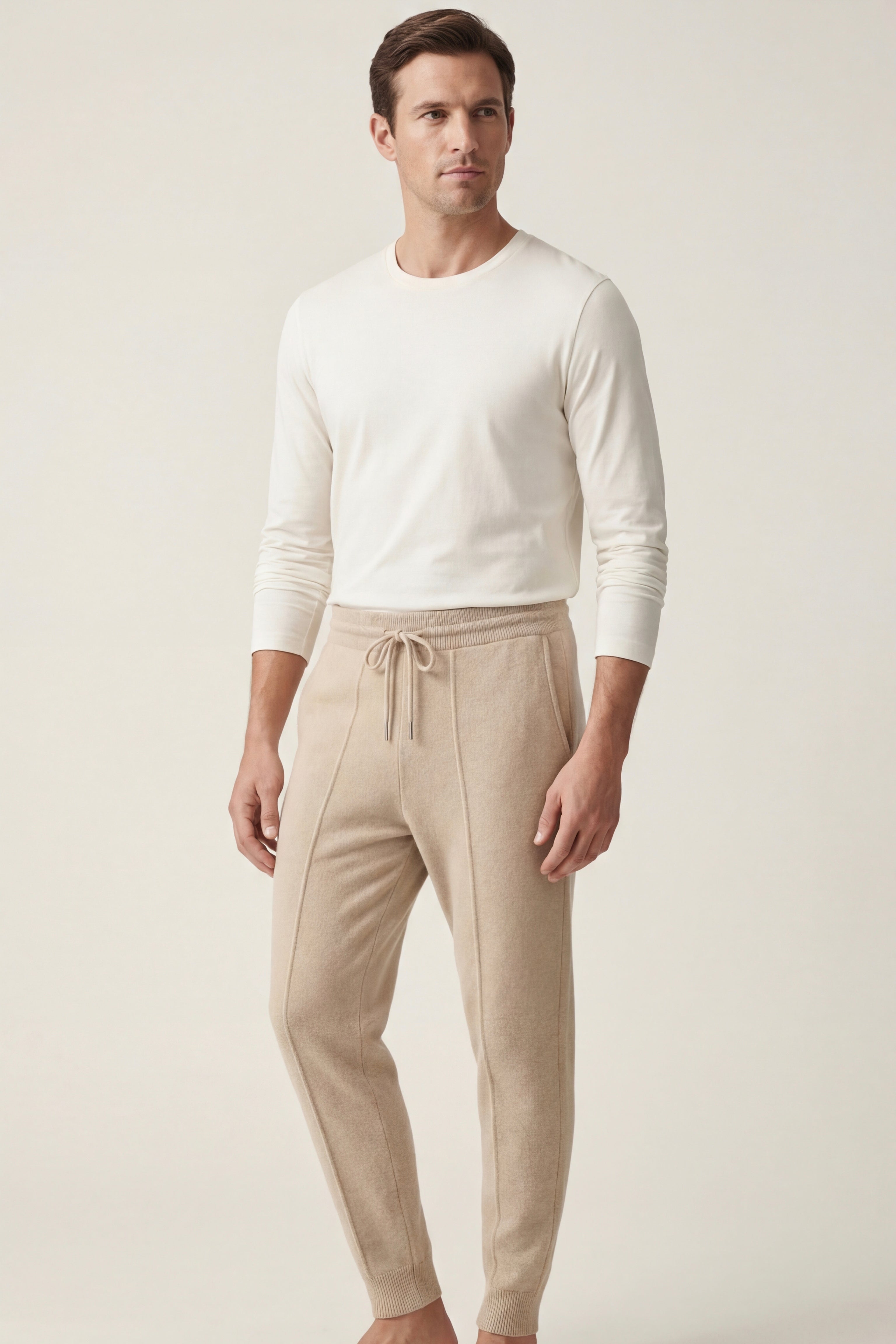 Sartore Cashmere Trousers Beige