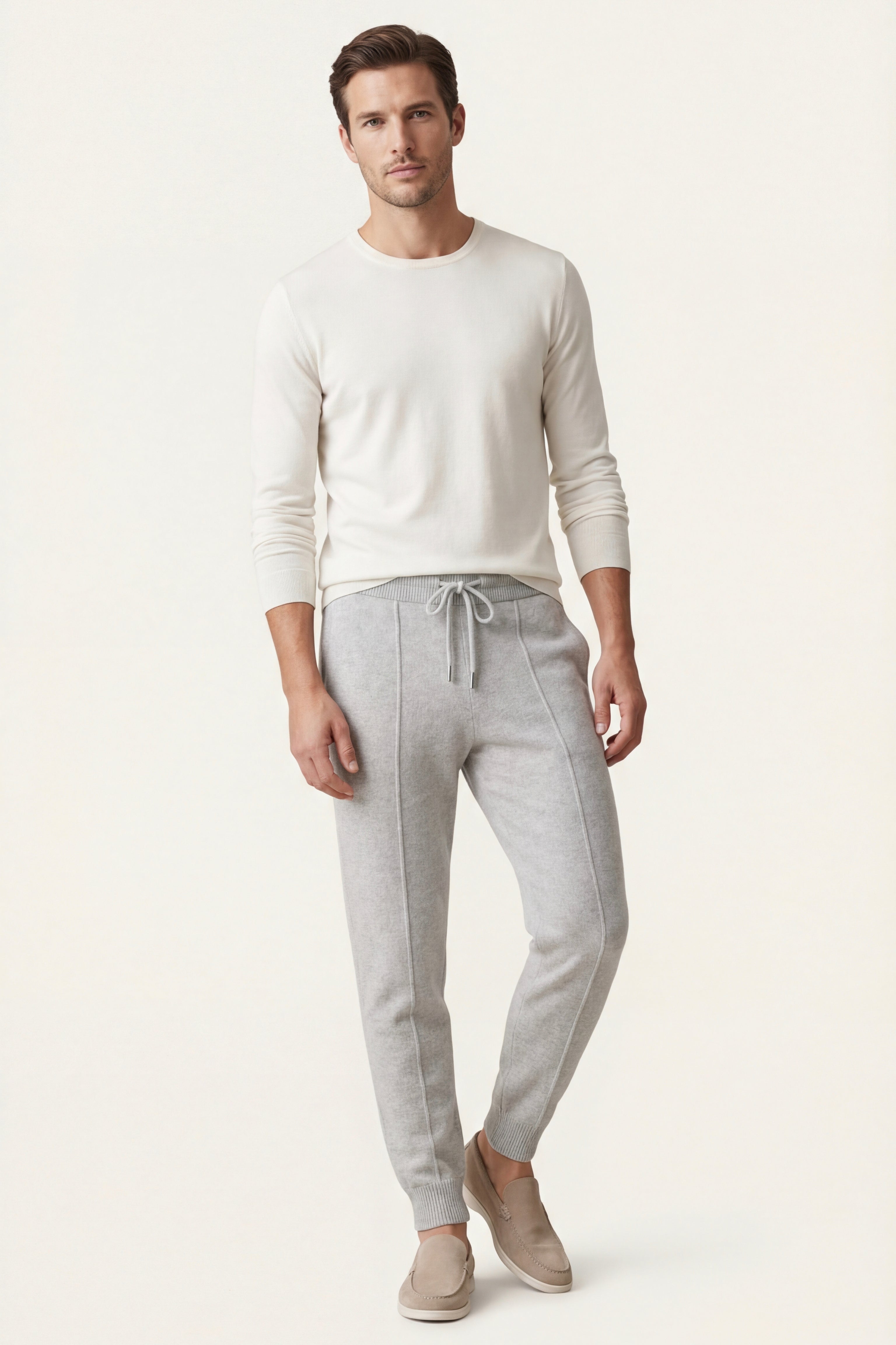 Sartore Cashmere Trousers Grey