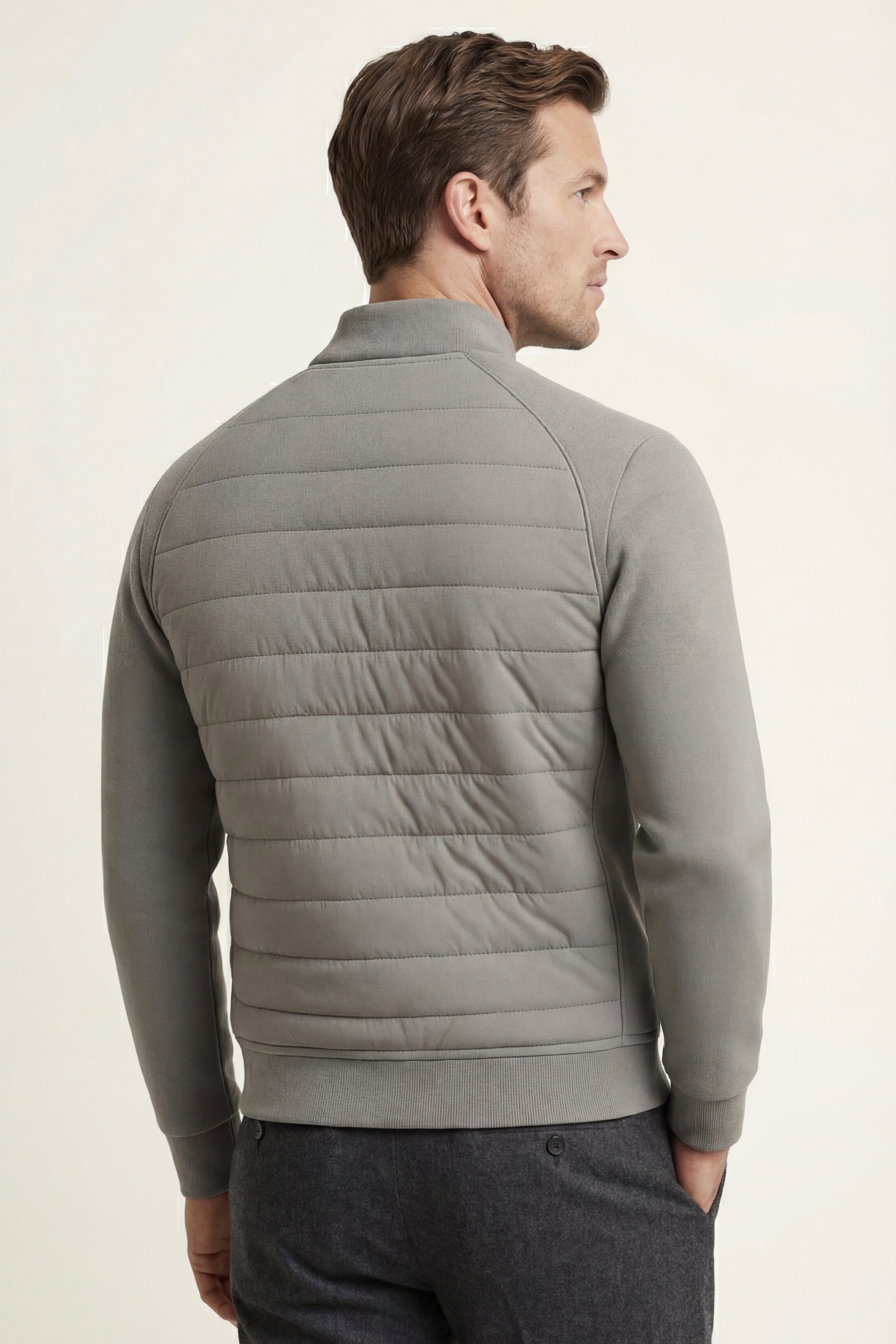 Bellori Wool Padded Jacket Grey