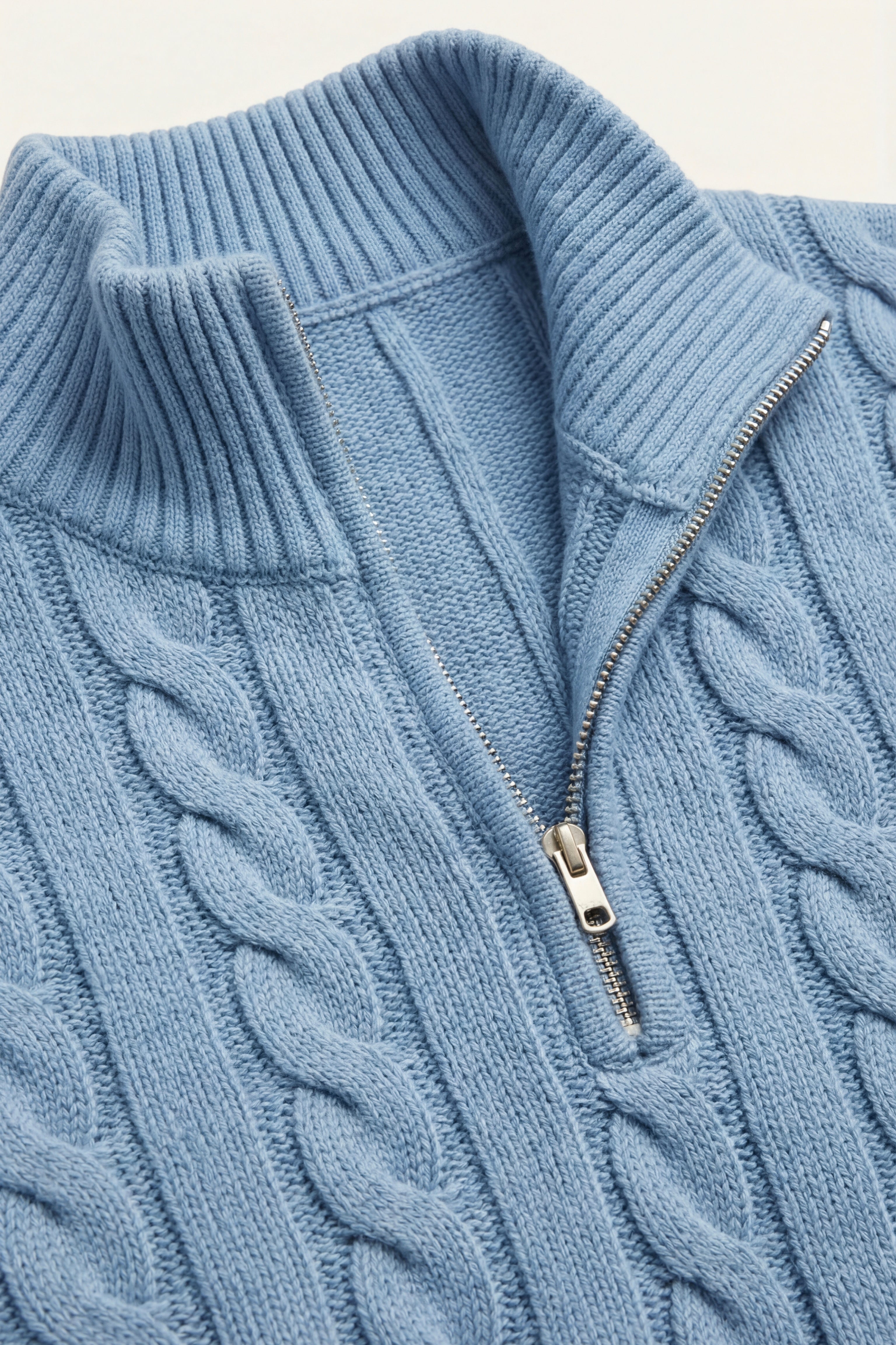 Medici Cable Knit Light Blue