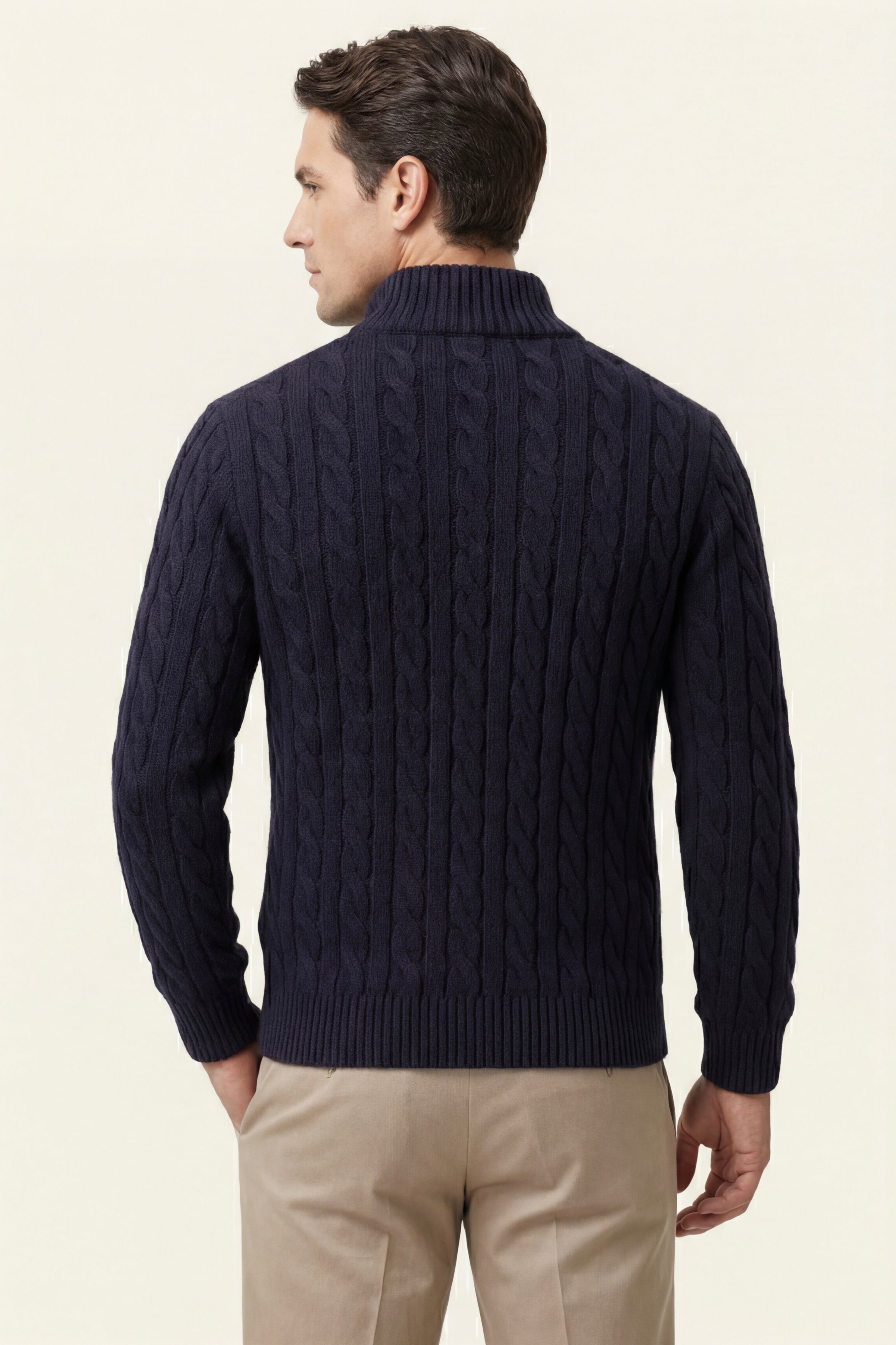 Medici Cable Knit Navy