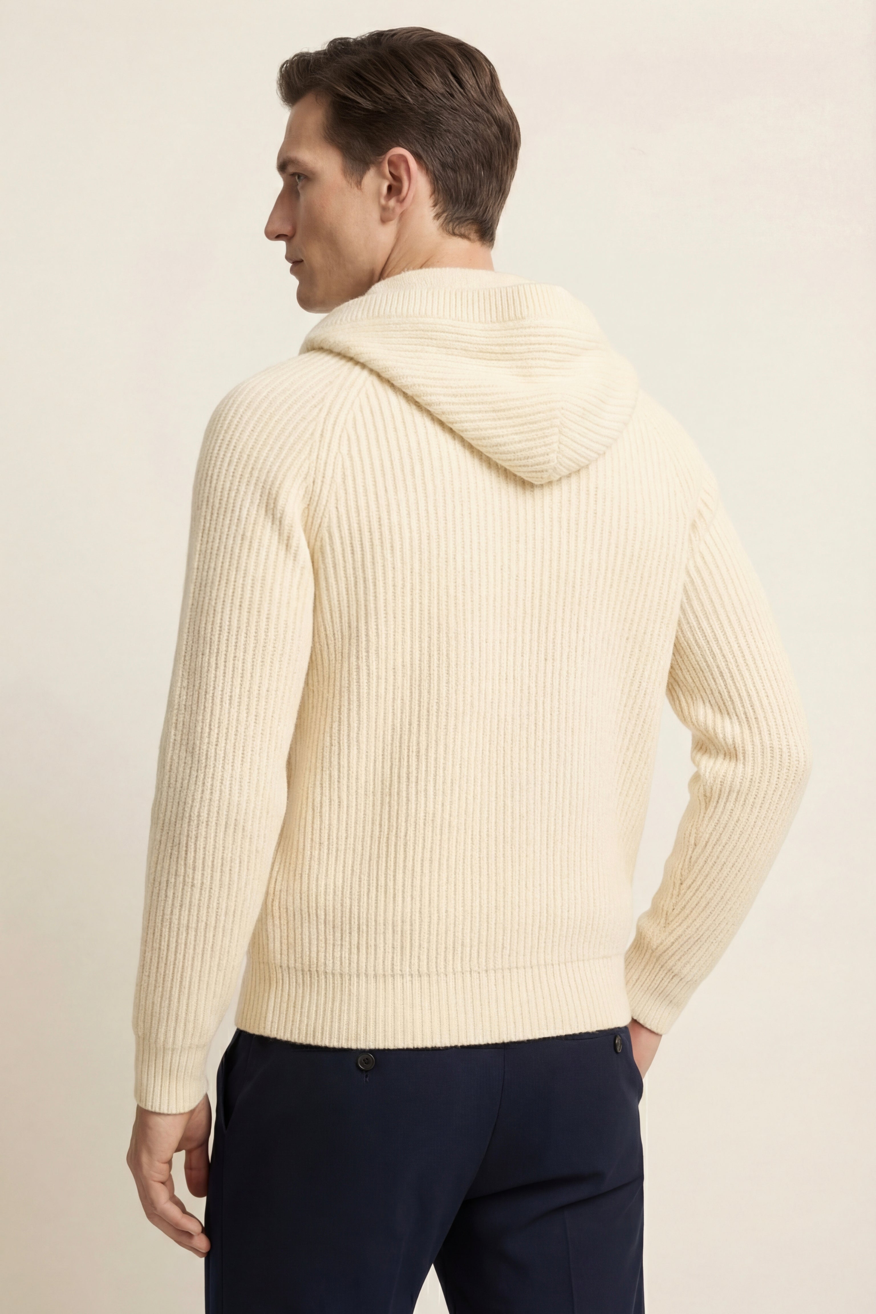 Sorrento Hooded Knit Ivory