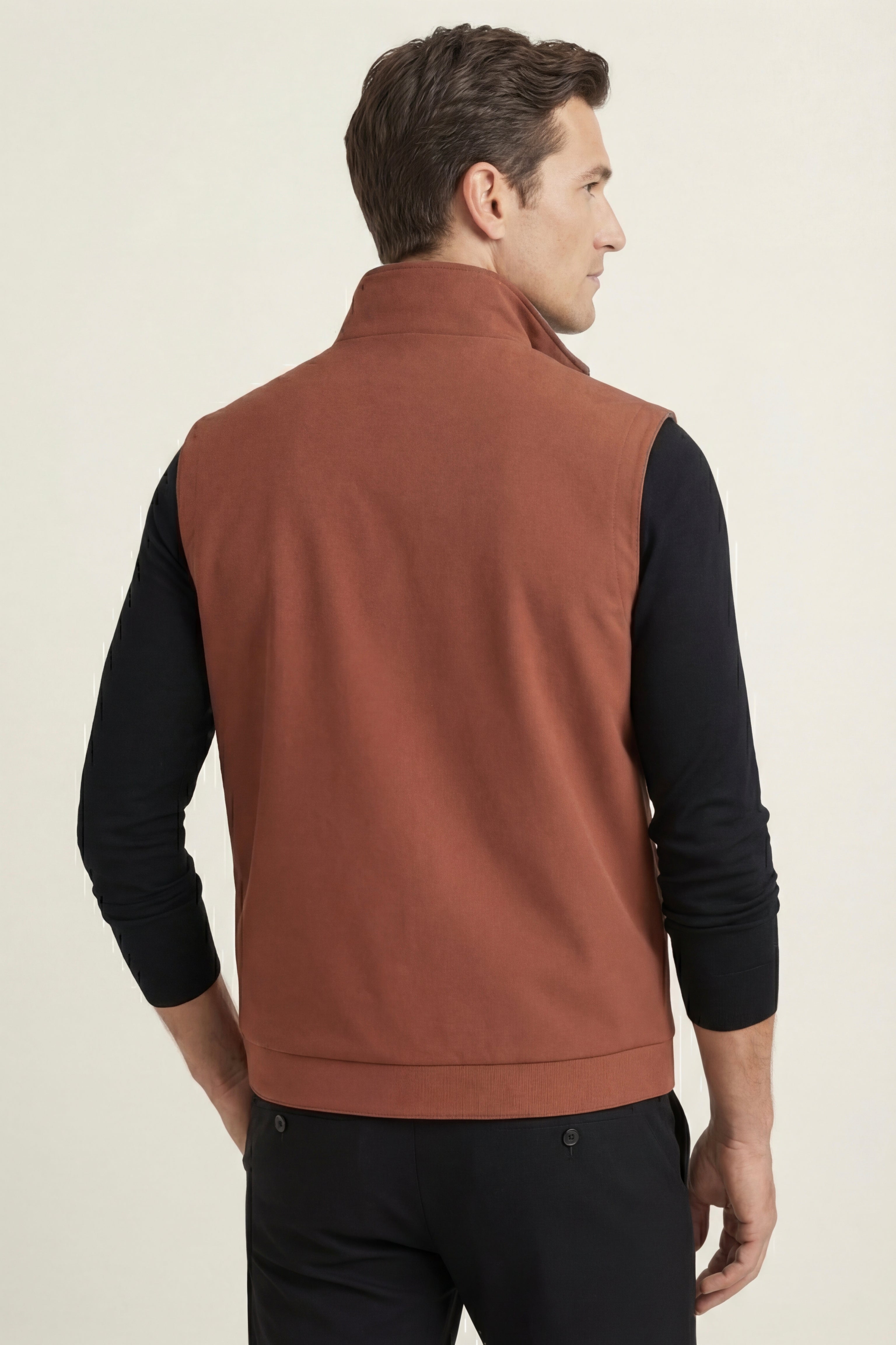 Leonis Reversible Vest Terracotta