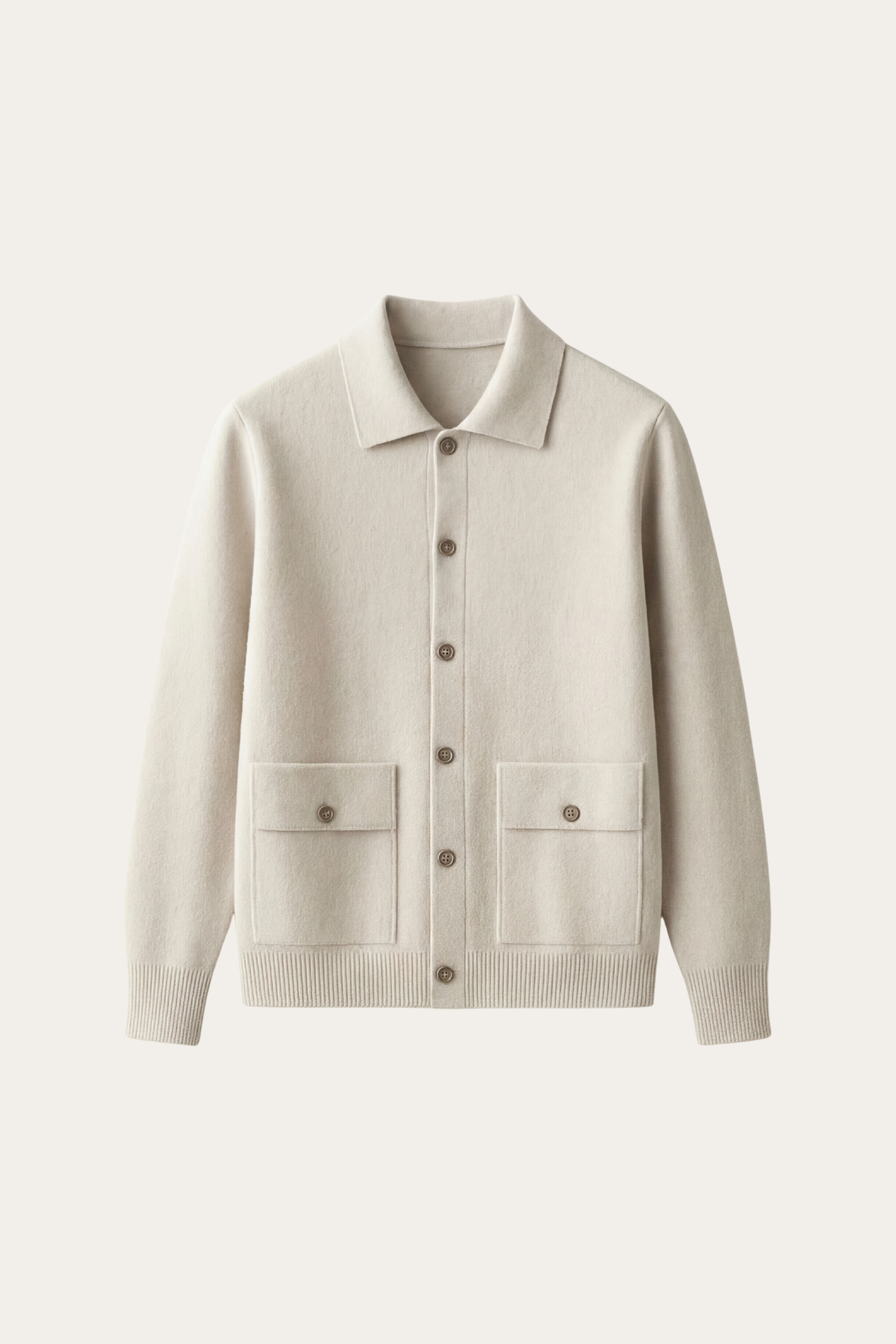 Lorenzo Cashmere Cardigan Ivory