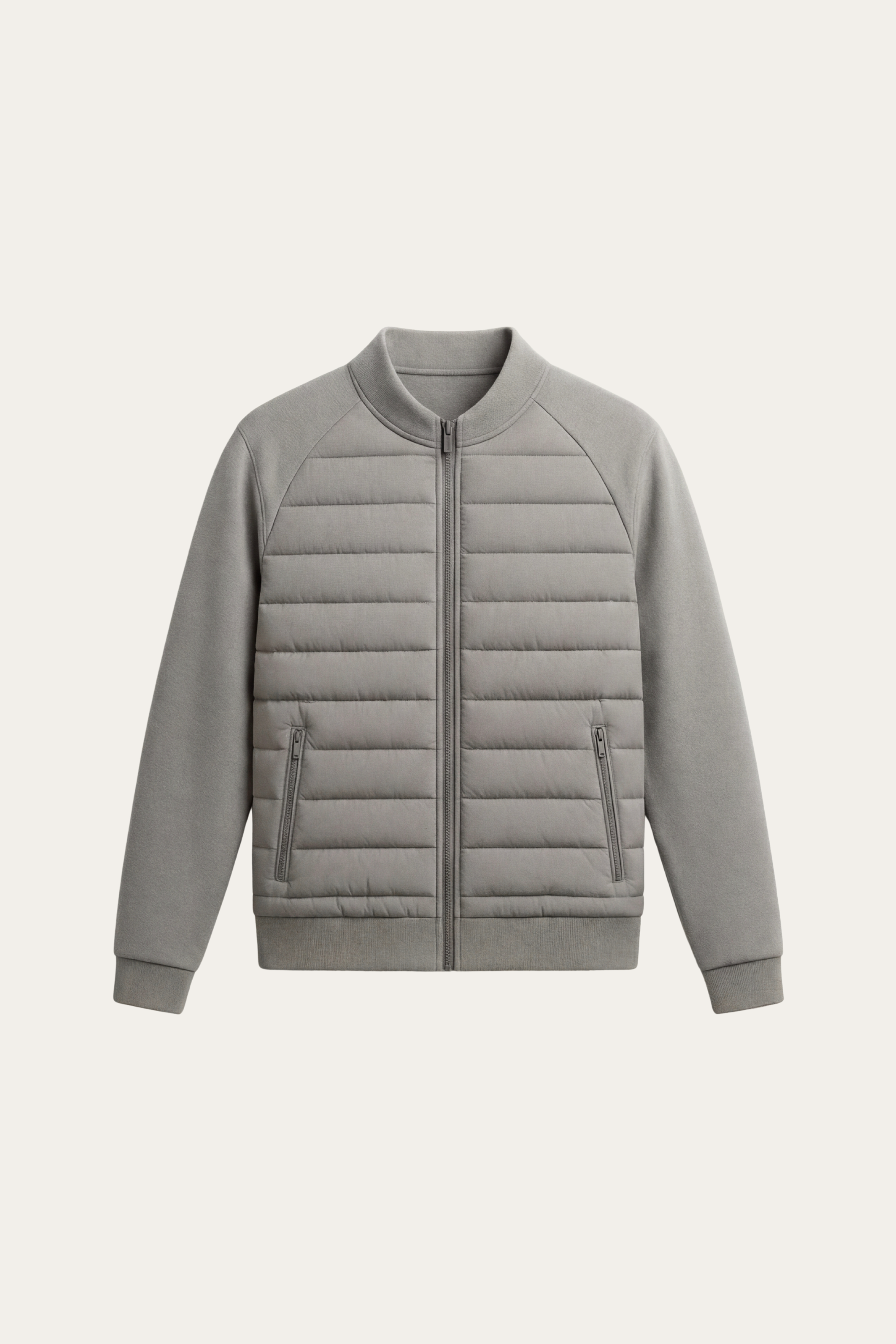 Bellori Wool Padded Jacket Grey